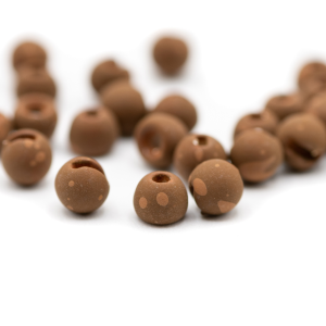 Image of Firehole Slotted Speckled Tungsten Beads 3/32 inch (2.5 mm) Espresso