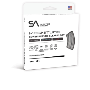 SA Magnitude Textured Bonefish Plus 10 Clear Float Tip WF8