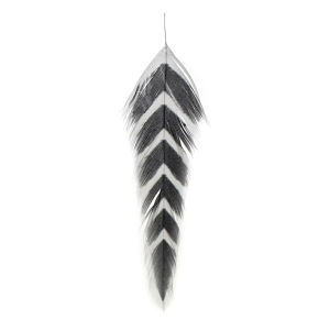 MFC Galloup's Arrowhead Fish Feathers White/Black