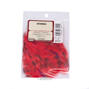 Image of Wapsi Barred Rabbit Zonkers Thin Fluorescent Red