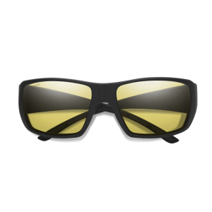 Image of Smith Optics Guide's Choice XL Matte Black Low Light Yellow Glass Polarized