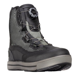 Image of Korkers Chrome Lite Boot w/ Fixed Kling-On Rock Soles 13 Black/Grey
