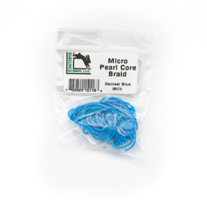 Image of Hareline Micro Pearl Core Braid 79 Damsel Blue