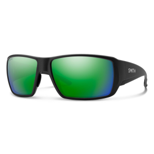 Image of Smith Optics Guide's Choice XL Matte Black Green Mirror Polarized