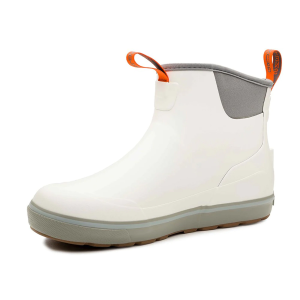 Image of Grundens Men's Deck-Boss Ankle Boot Size 14 White Squall
