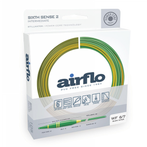 Image of Airflo Sixth Sense 2 Slow Intermediate Fly Line 5/6 wt Translucent Olive