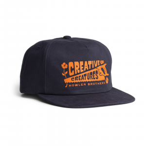 Image of Howler Brothers Unstructured Snapback Hats CC Workshop : Navy