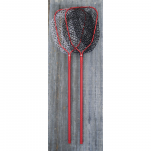 Image of Rising Cerakote Boat Net Fishing Net 38" Handle Racing Red