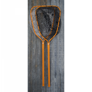 Image of Rising Cerakote Lunker Fishing Net 24" Handle Electric Orange