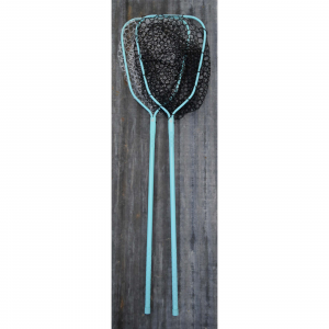 Image of Rising Cerakote Boat Net Fishing Net 38" Handle Miami Teal