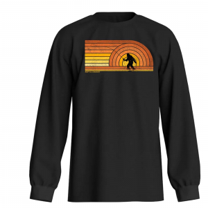 Image of RepYourWater Sunset Squatch Long Sleeve T-Shirt Large