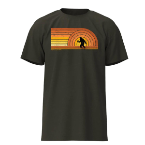 Image of RepYourWater Sunset Squatch Short Sleeve T-Shirt Large