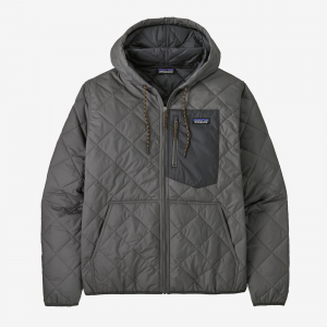 Image of Patagonia Men's Diamond Quilted Bomber Hoody Large Noble Grey