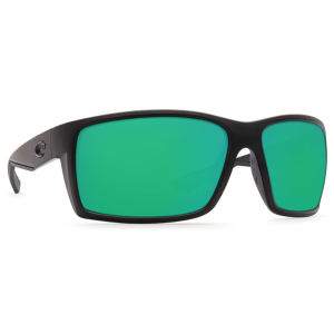 Image of Costa Reefton Sunglasses Blackout Frame Green Mirror 580P