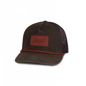 Image of Fishpond Heritage Trucker Hat- Peat Moss