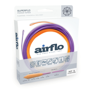 Airflo Ridge 2.0 Superflo Power Taper Floating Fly Line 8 wt Sunburst Purple