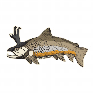 RepYourWater Troutalope Sticker