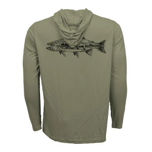 Image of RepYourWater Hooded Sun Shirt ECO50 Grizzly Trout Medium