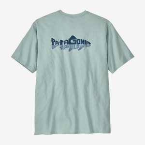 Image of Patagonia Men's Wild Waterline Pocket Responsibili-Tee Wispy Green XL