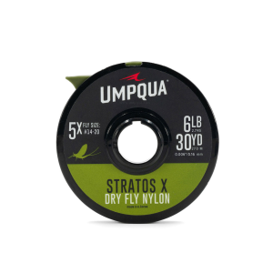 Umpqua Stratos X Dry Fly Nylon Gray Camo Tippet 3X
