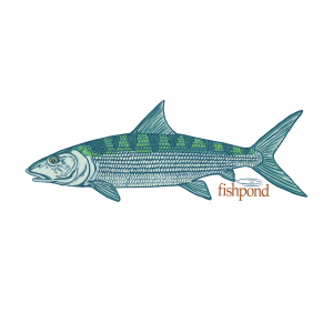 Fishpond Phantom Sticker- 6"