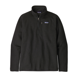 Patagonia Men's Better Sweater 1/4 Zip Jacket Black Large