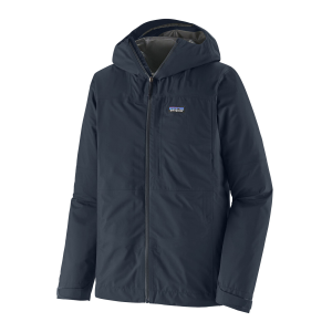 Image of Patagonia Men's Boulder Fork Rain Jacket Smolder Blue Medium