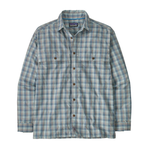 Image of Patagonia Men's Long-Sleeved Island Hopper Shirt Dipper: Utility Blue XXL