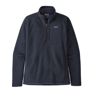 Image of Patagonia Men's Better Sweater 1/4 Zip Pullover New Navy Medium