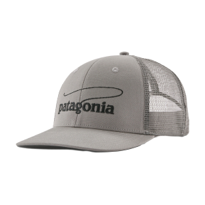 Image of Patagonia Take a Stand Trucker Hat Casting Logo: Forever Grey