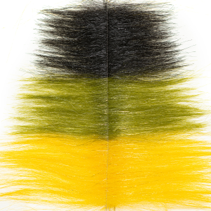 Image of Enrico Puglisi Flies EP Chameleon Brush 3.5 inch Black Olive GoldenYellow