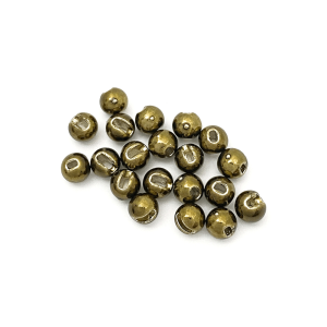 Image of MFC Slotted Tungsten Beads 2.4 mm (3/32 in) Matte Olive