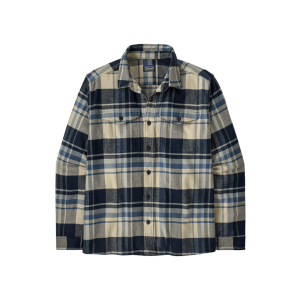 Image of Patagonia Men's Fjord Flannel Shirt Medium Hibernate: Sunken Blue