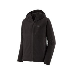 Image of Patagonia Men's R1 TechFace Fitz Roy Trout Hoody Large Black