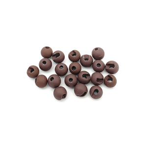 Image of MFC Slotted Tungsten Beads 3.3 mm (1/8 in) Mottled Brown