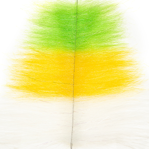 Enrico Puglisi Flies EP Chameleon Brush 3.5 inch Chartreuse Yellow White