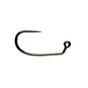Image of Fulling Mill Jig Force Straight Point Black Nickel Barbless Hooks14
