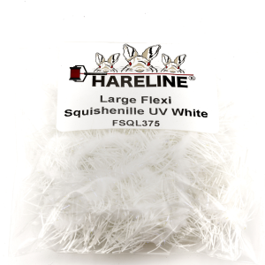 Image of Hareline Flexi Squishenille UV 187 Micro Hot Orange