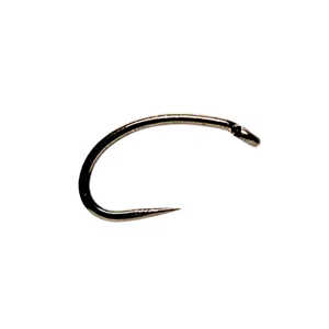 Fulling Mill Tactical Midge Black Nickel Barbless Hooks 18