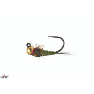 Iron Lotus Jig Egan's Tungsten Bead Fly | Olive 14