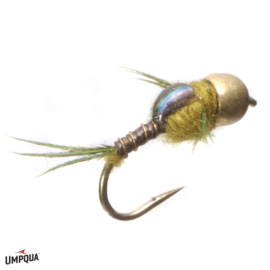 Image of Micro Mayfly Tungsten Fly Olive 16
