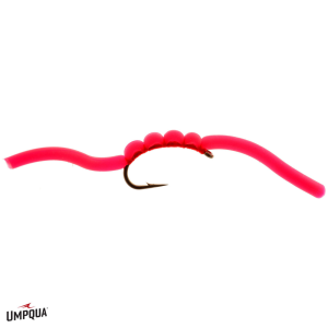 Image of Squirmy Wormie Fly Bloodred 10