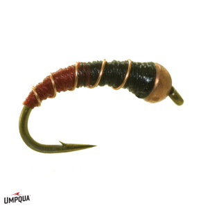 Image of Tungsten Zebra Two-Tone Black/Red Fly 18