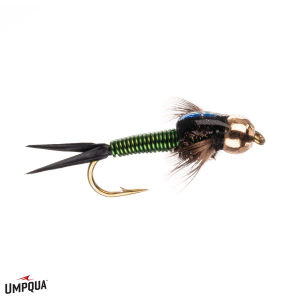 Image of Copper John Barr's Gold Bead Fly Green 14