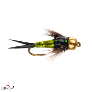 Image of Copper John Barr's Gold Bead Fly Chartreuse 18