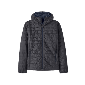 Image of Patagonia Men's Nano Puff Fitz Roy Trout Hoody Medium Forge Grey