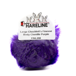 Image of Hareline Chocklett's Finesse Body Chenille 298 1 1/4 in (31.75 mm) Purple