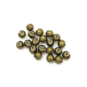 Image of MFC Slotted Tungsten Beads 3.3 mm (1/8 in) Matte Olive
