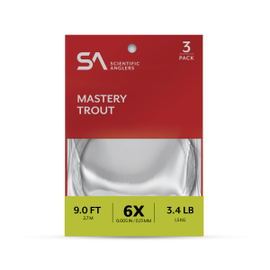 Image of Scientific Anglers Mastery Trout Leader 9 ft 3 pk 7X