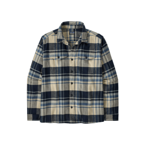 Image of Patagonia Men's Fjord Flannel Shirt XXL Hibernate: Sunken Blue